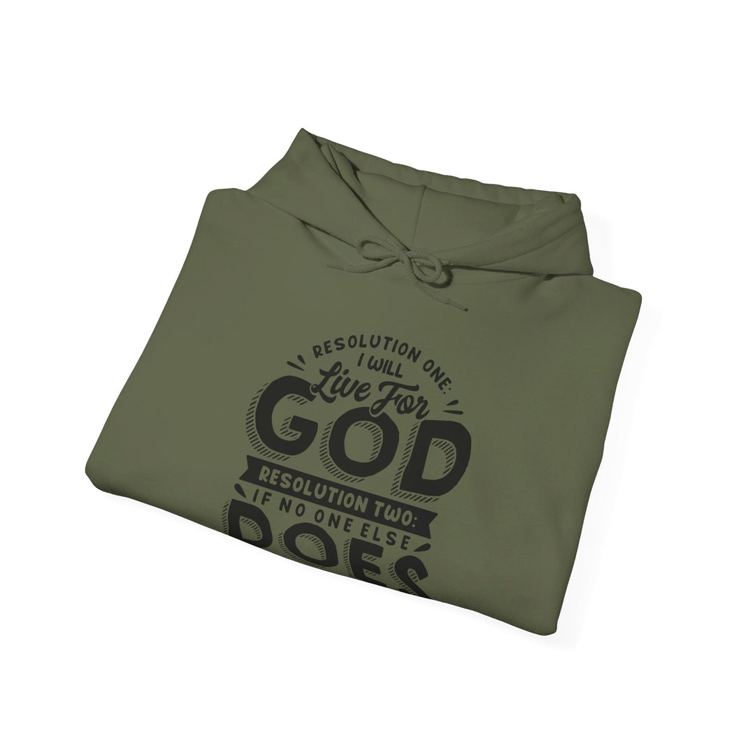 Live For God (Black Print)  Hoodie Hoodie   