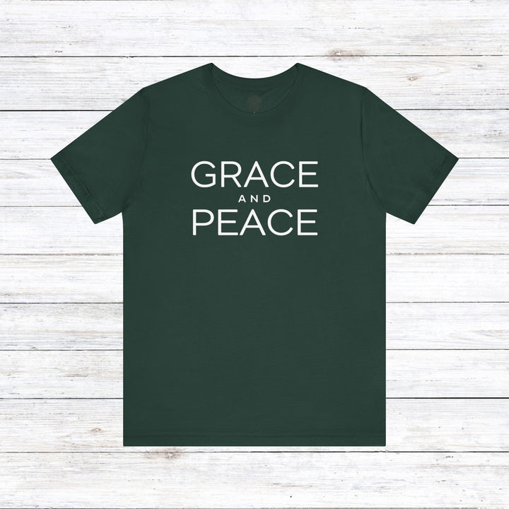 Grace and Peace Unisex T-Shirt T-Shirt Forest S 