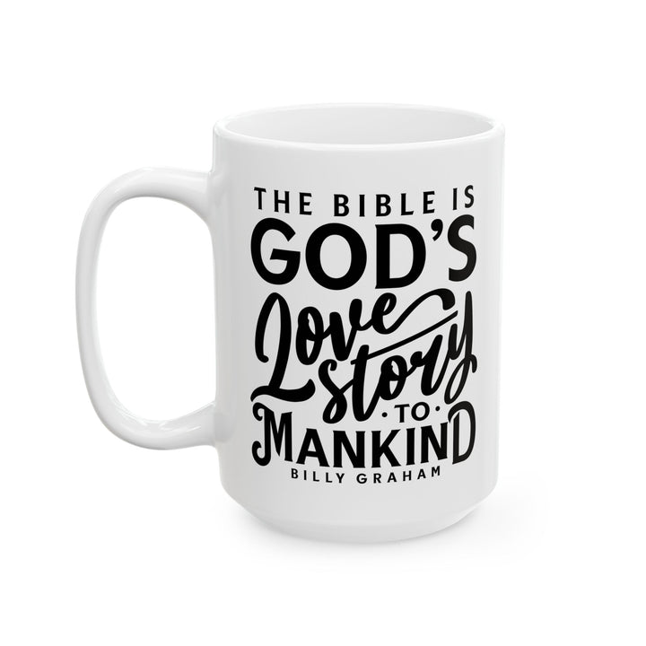 Christian Coffee Mug God's Love Story Ceramic Mug   