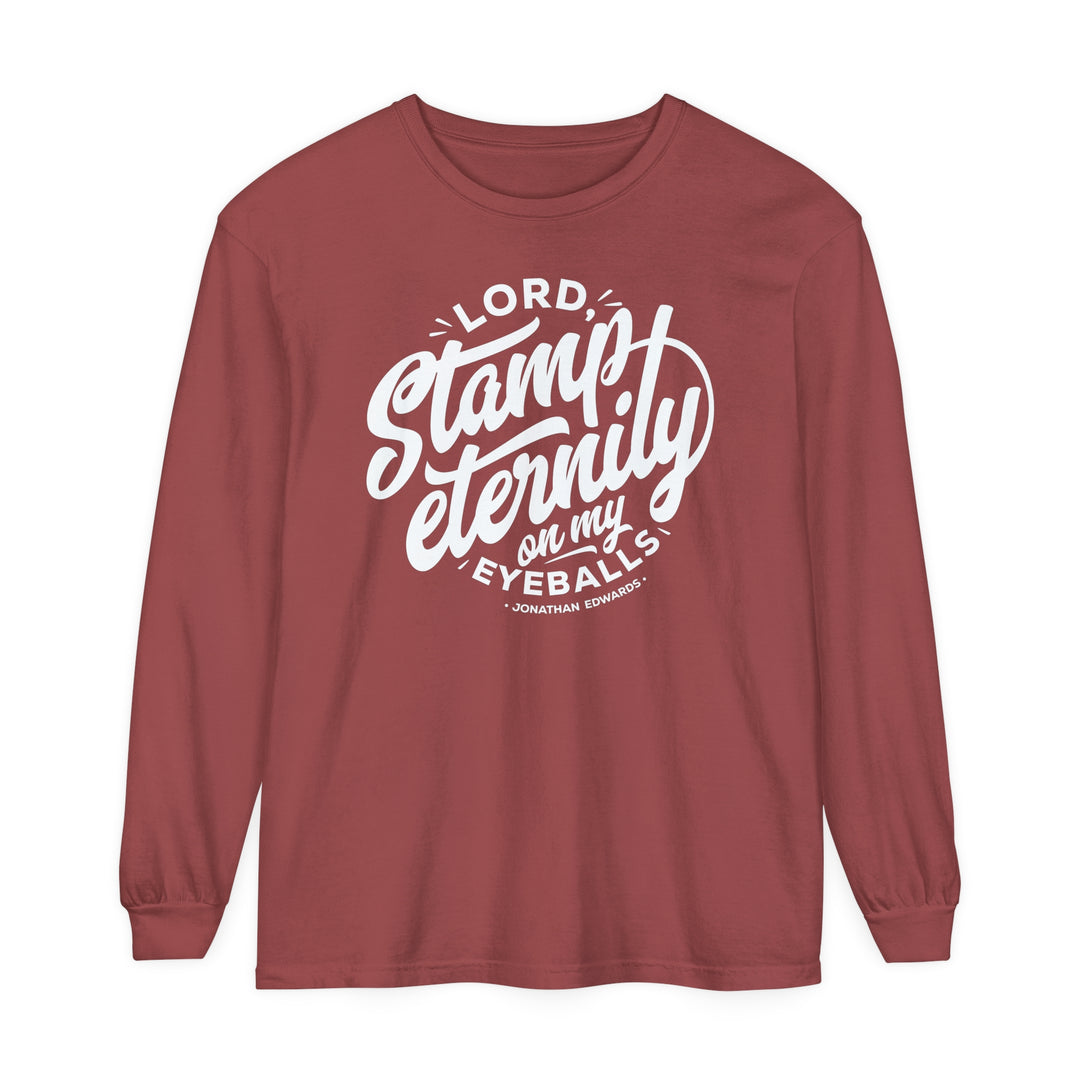 Stamp Eternity Long Sleeve Shirt Long-sleeve Brick S 