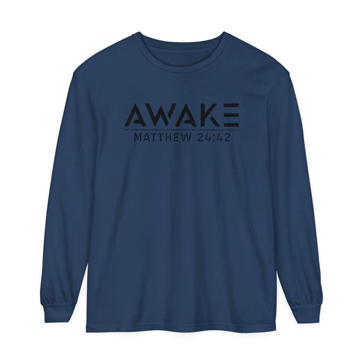 Awake Long Sleeve Shirt Long-sleeve Midnight S 