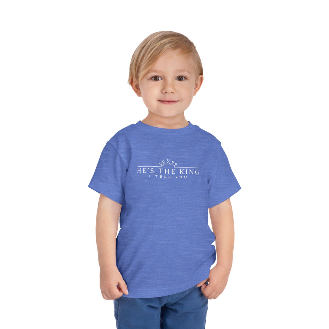 He's The King Toddler Tee Kids clothes   