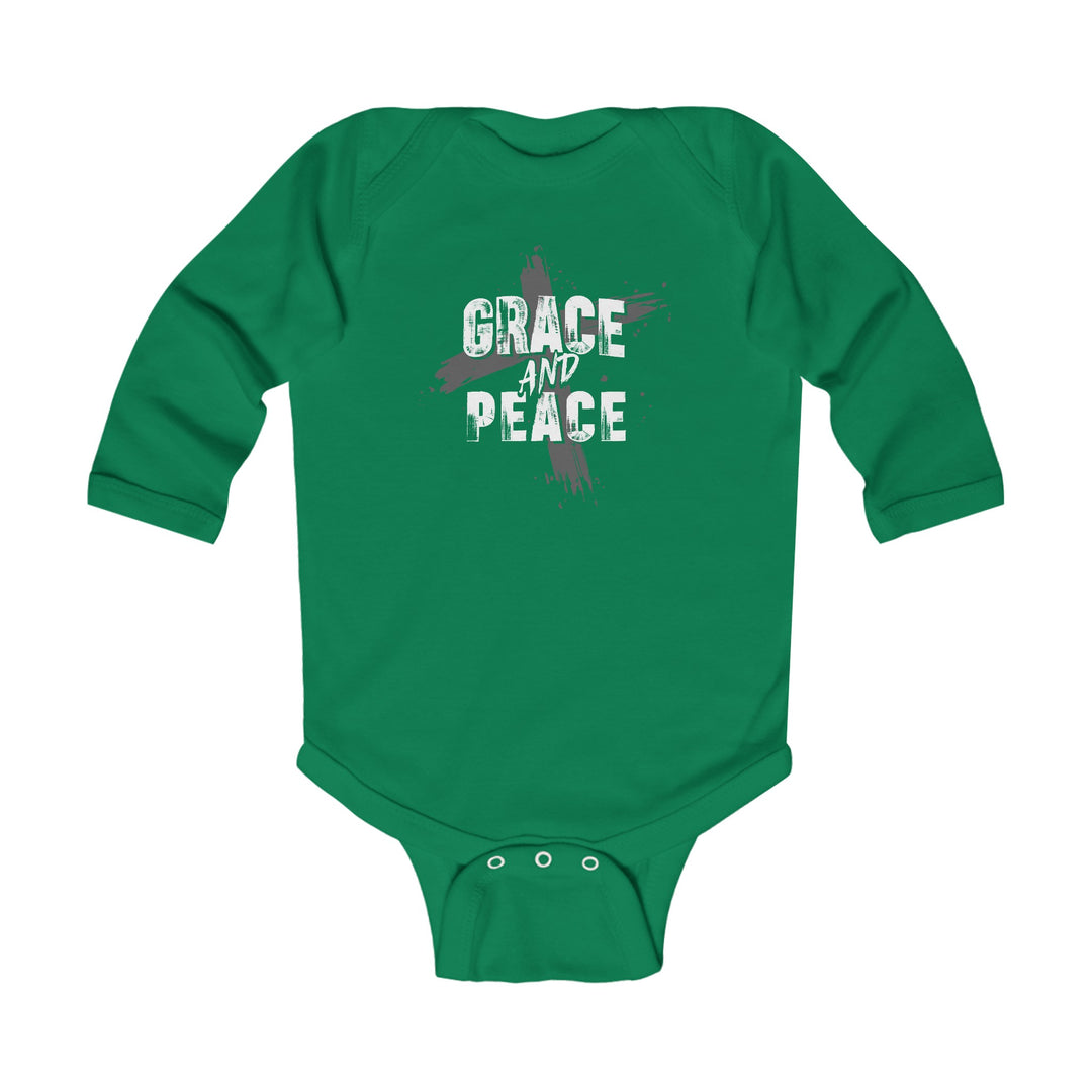 Grace and Peace Infant Long Sleeve Bodysuit Kids clothes Kelly NB (0-3M) 