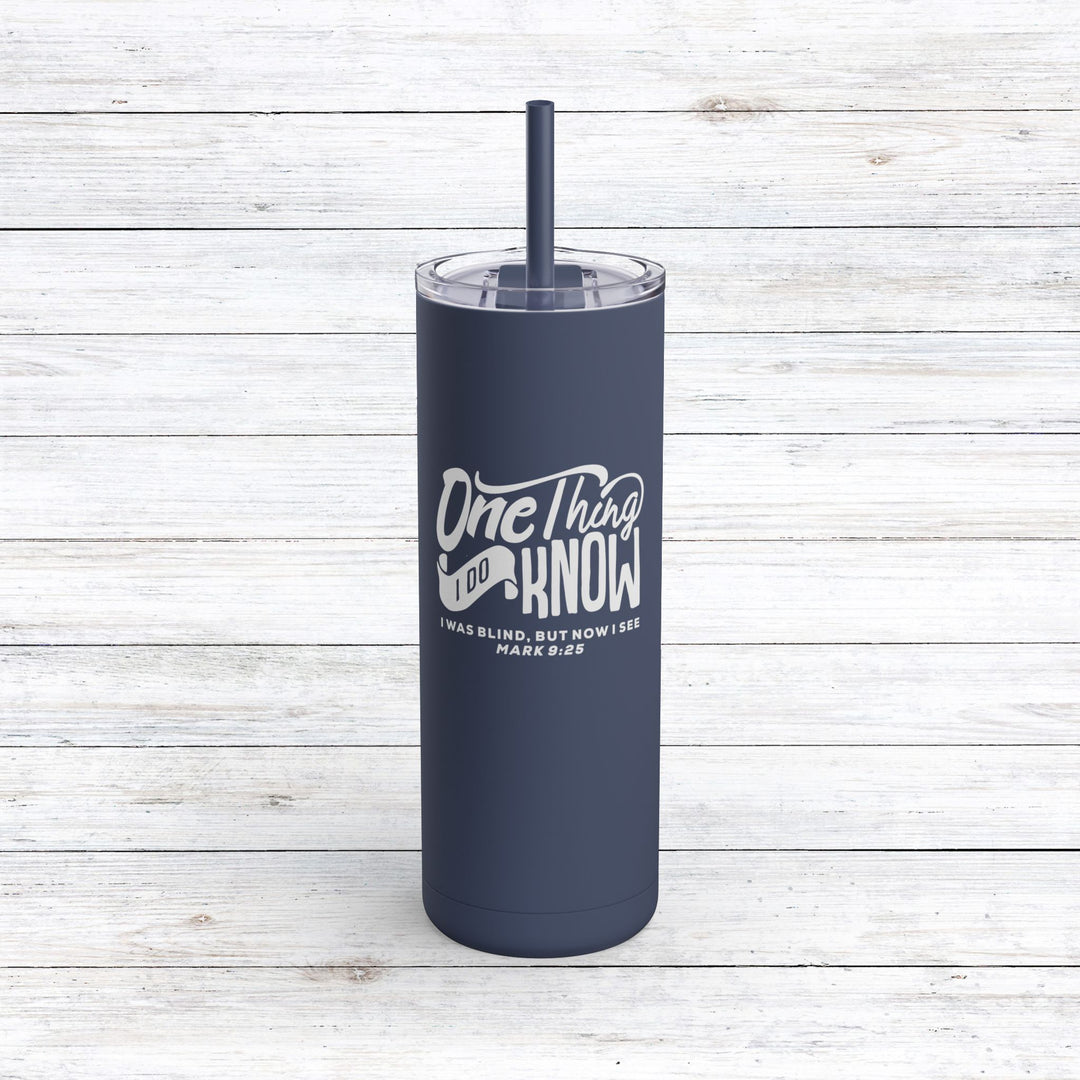 Christian Tumbler Now I See Mug Indigo 20oz Matte