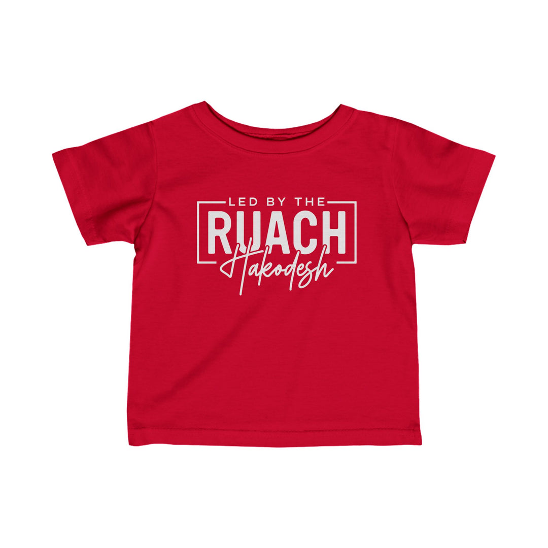 Led By The Ruach Hakodesh Baby Tee Kids clothes Red 6M 