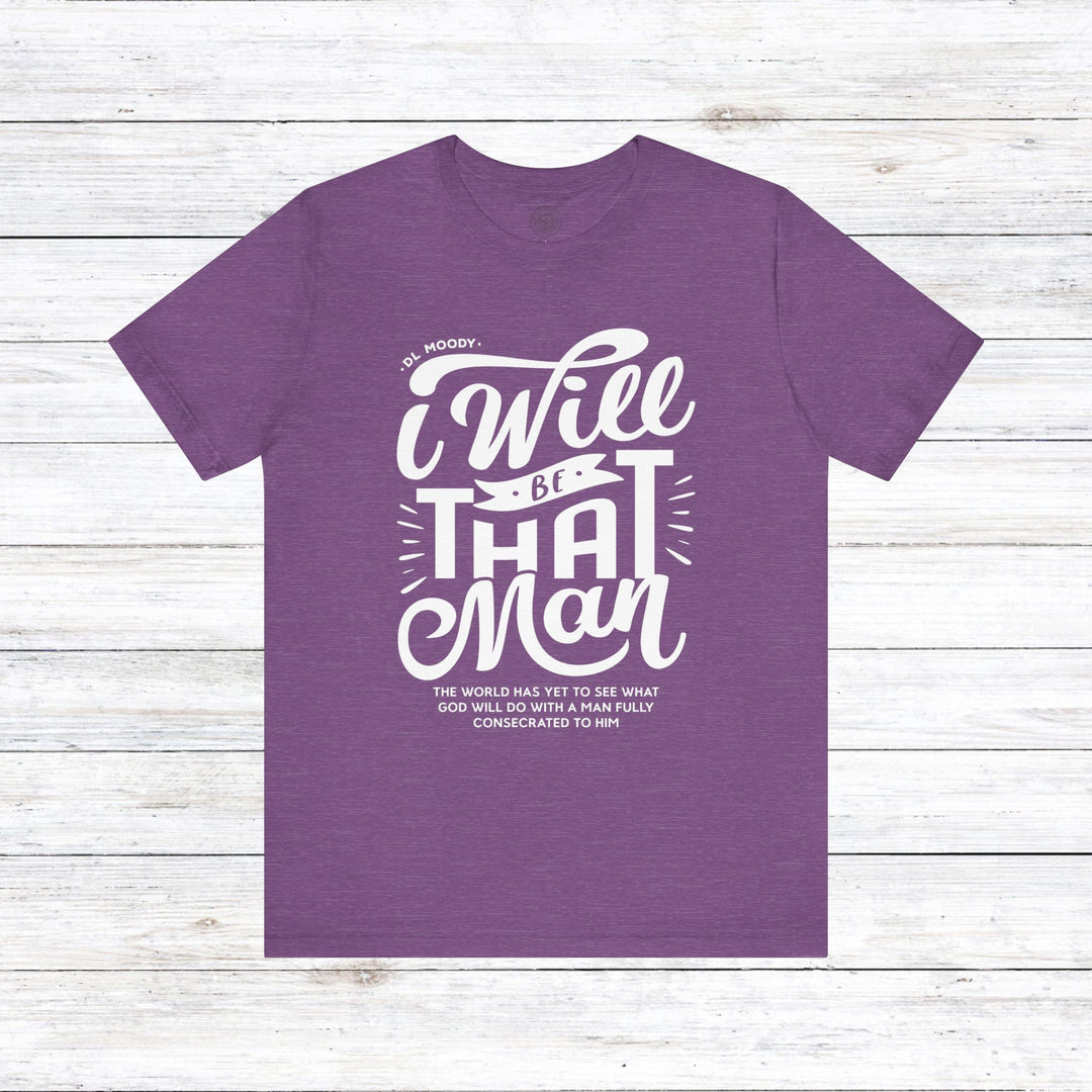 That Man Unisex T-Shirt T-Shirt Heather Team Purple S 