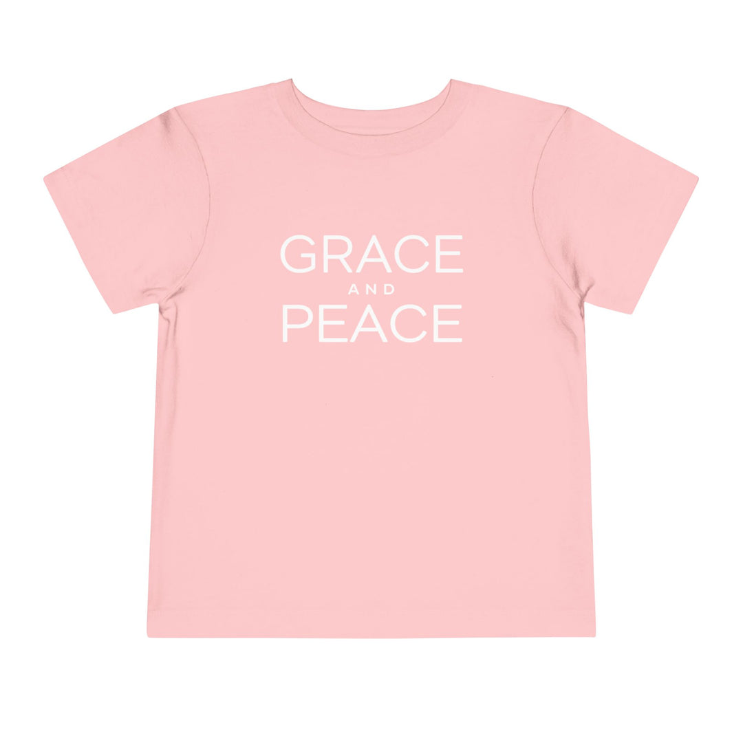 Grace and Peace Toddler Tee Kids clothes Pink 2T 