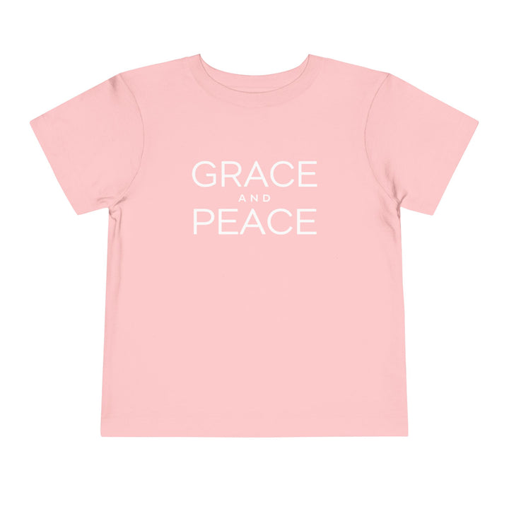 Grace and Peace Toddler Tee Kids clothes Pink 2T 