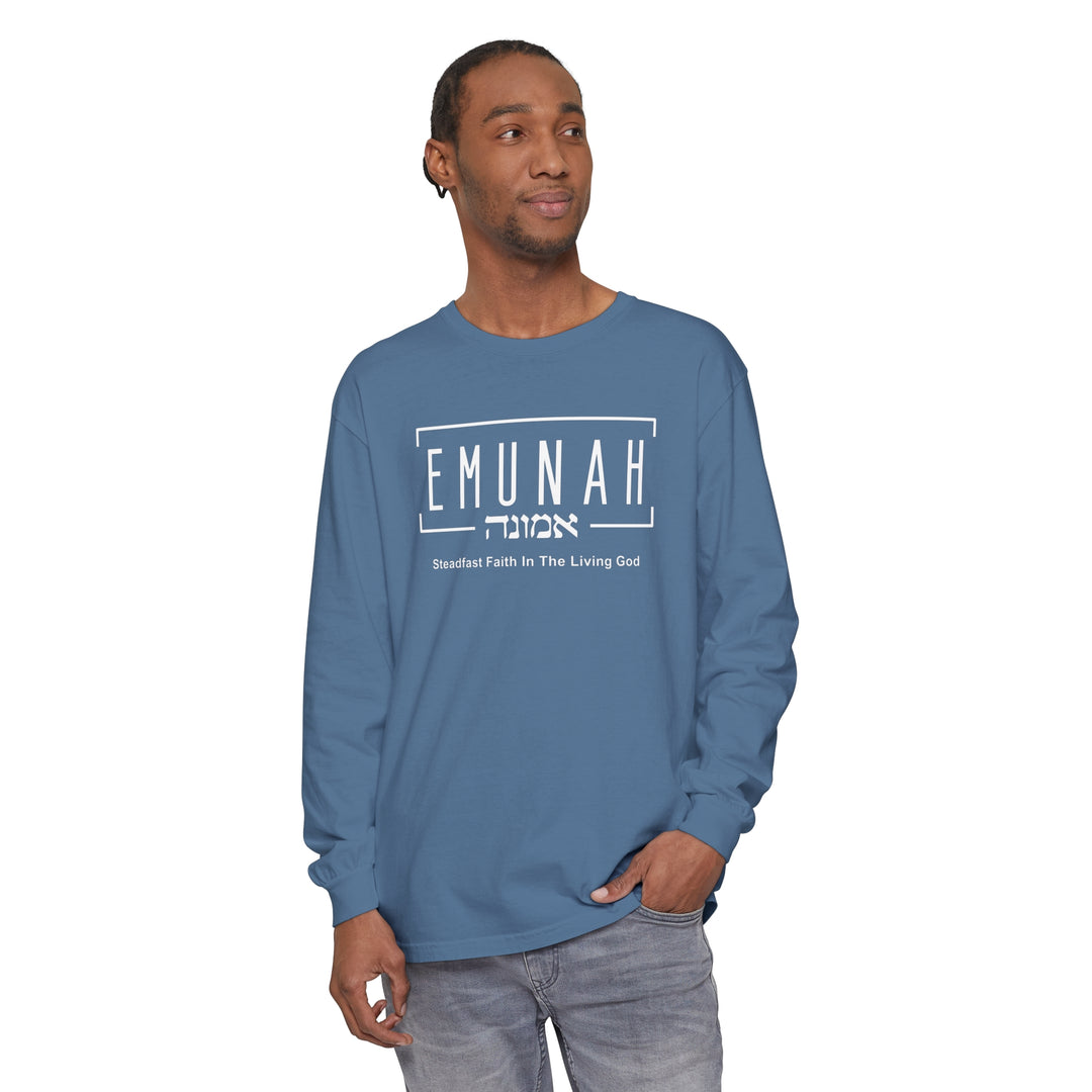 Emunah Steadfast Faith Long Sleeve Shirt Long-sleeve   