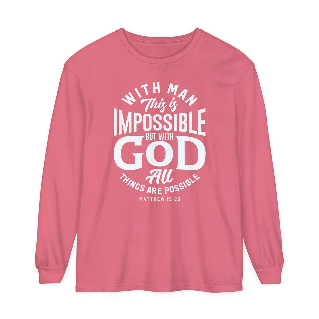 All Things Possible Long Sleeve Shirt Long-sleeve Watermelon S 