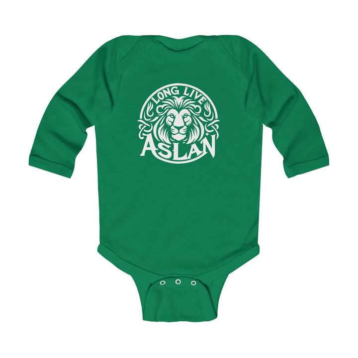 Long Live Aslan Infant Long Sleeve Bodysuit Kids clothes Kelly NB (0-3M) 