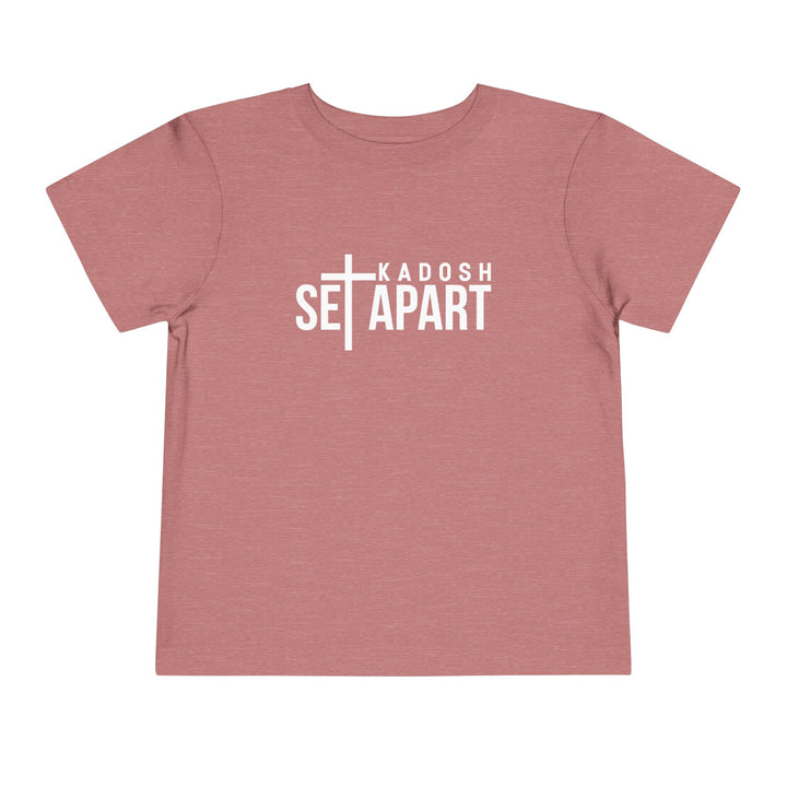 Set Apart Kadosh Toddler Tee Kids clothes Heather Mauve 2T 