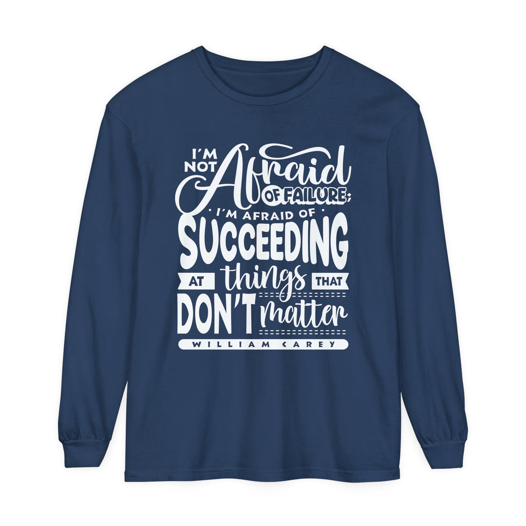 Things That Don't Matter Long Sleeve Shirt Long-sleeve Midnight S 