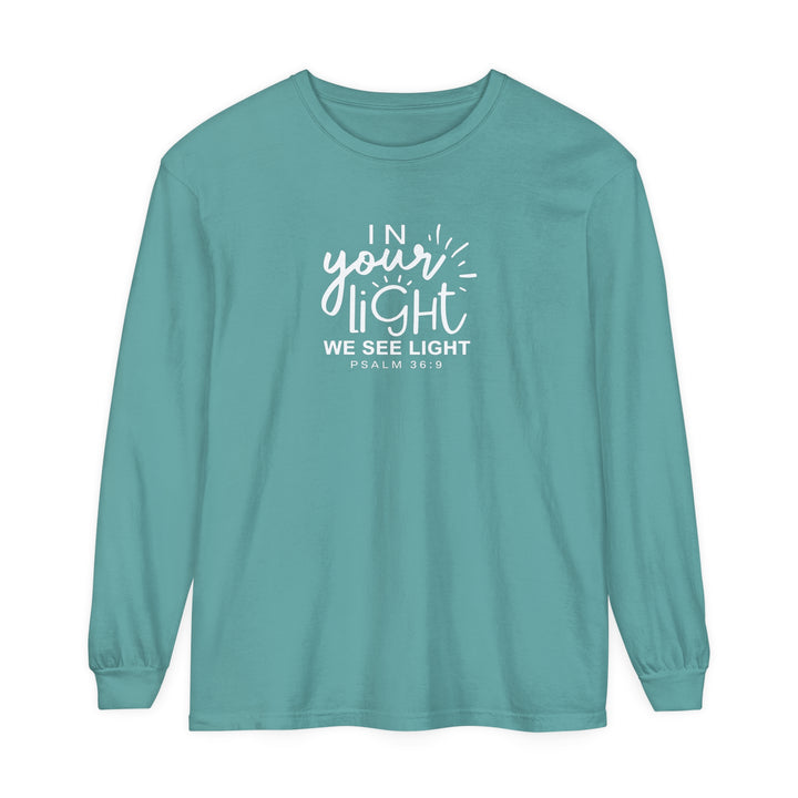 In Your Light Long Sleeve Shirt Long-sleeve Seafoam S 