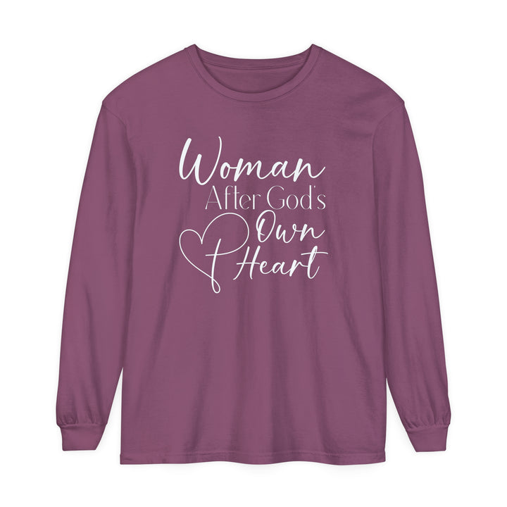 Woman After God Long Sleeve Shirt Long-sleeve Berry S 