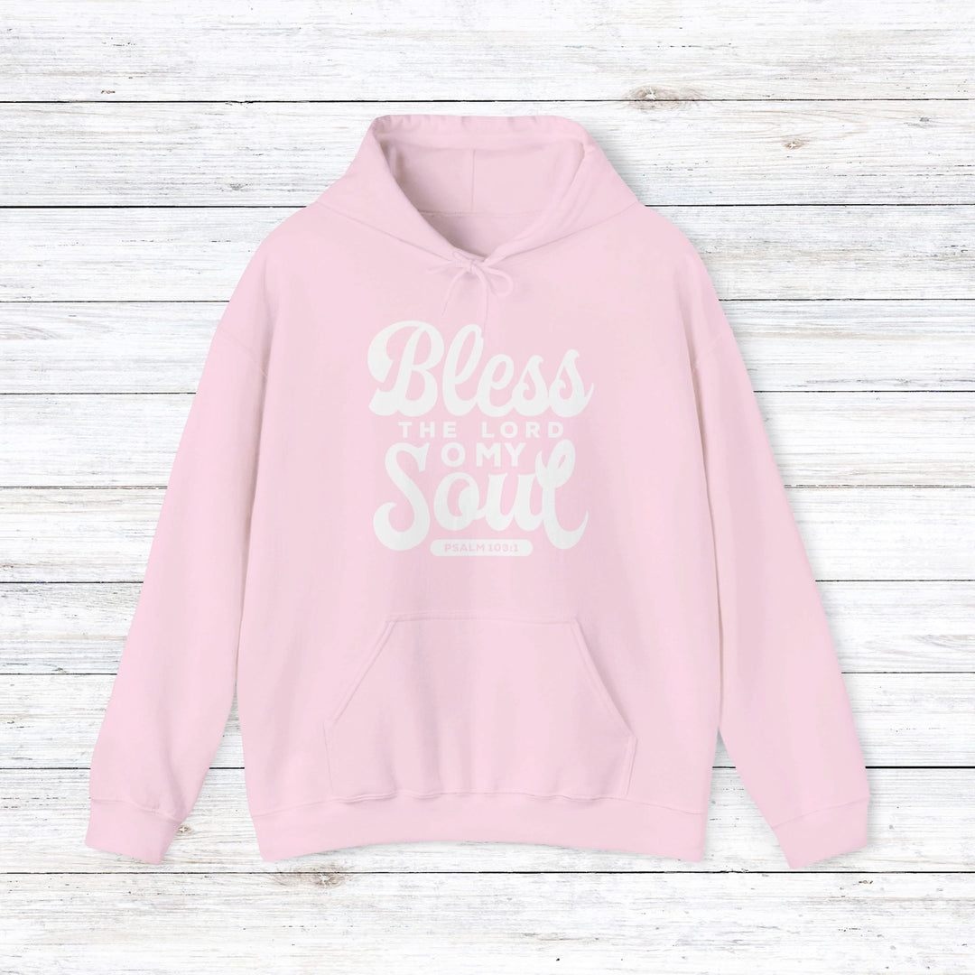 Bless The Lord Hoodie Hoodie Light Pink S 