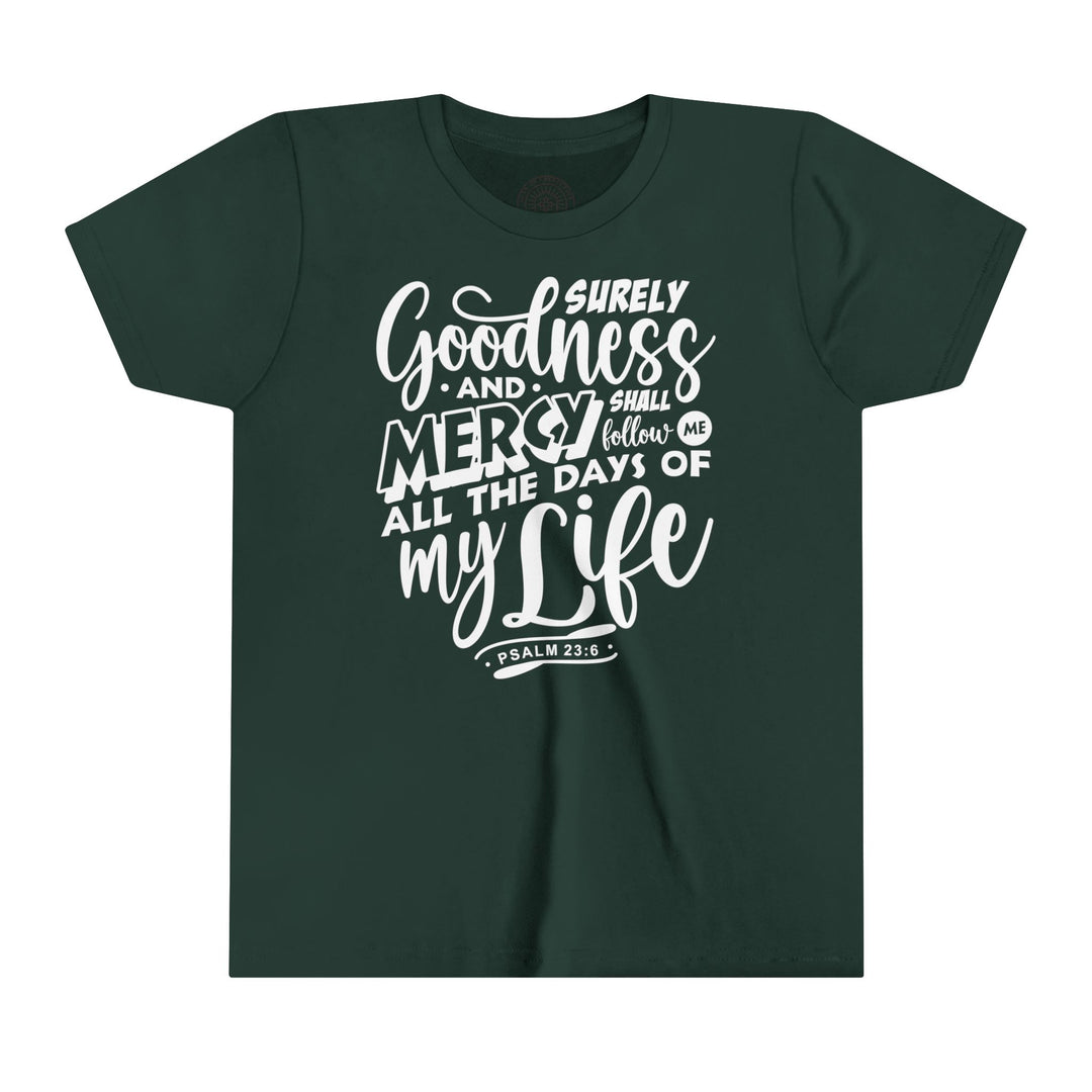 Goodness and Mercy Youth T-shirt Kids clothes Forest S 