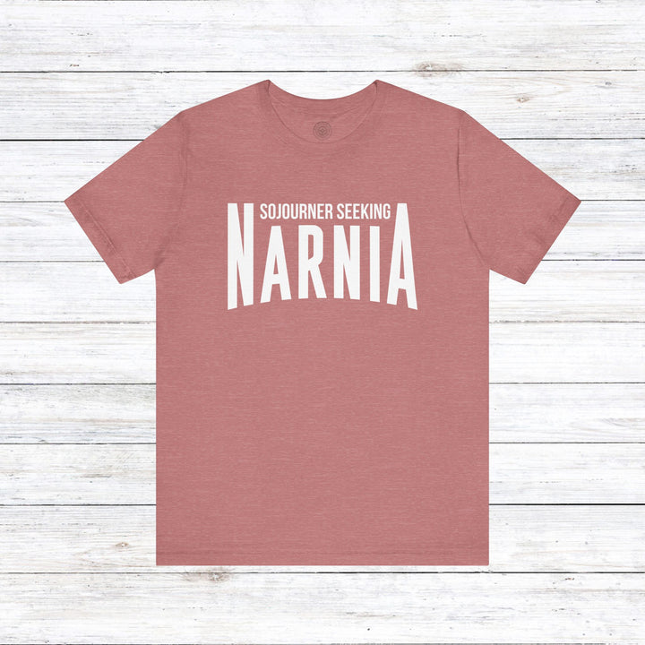 Sojourner Seeking Narnia Unisex T-Shirt T-Shirt Heather Mauve S 