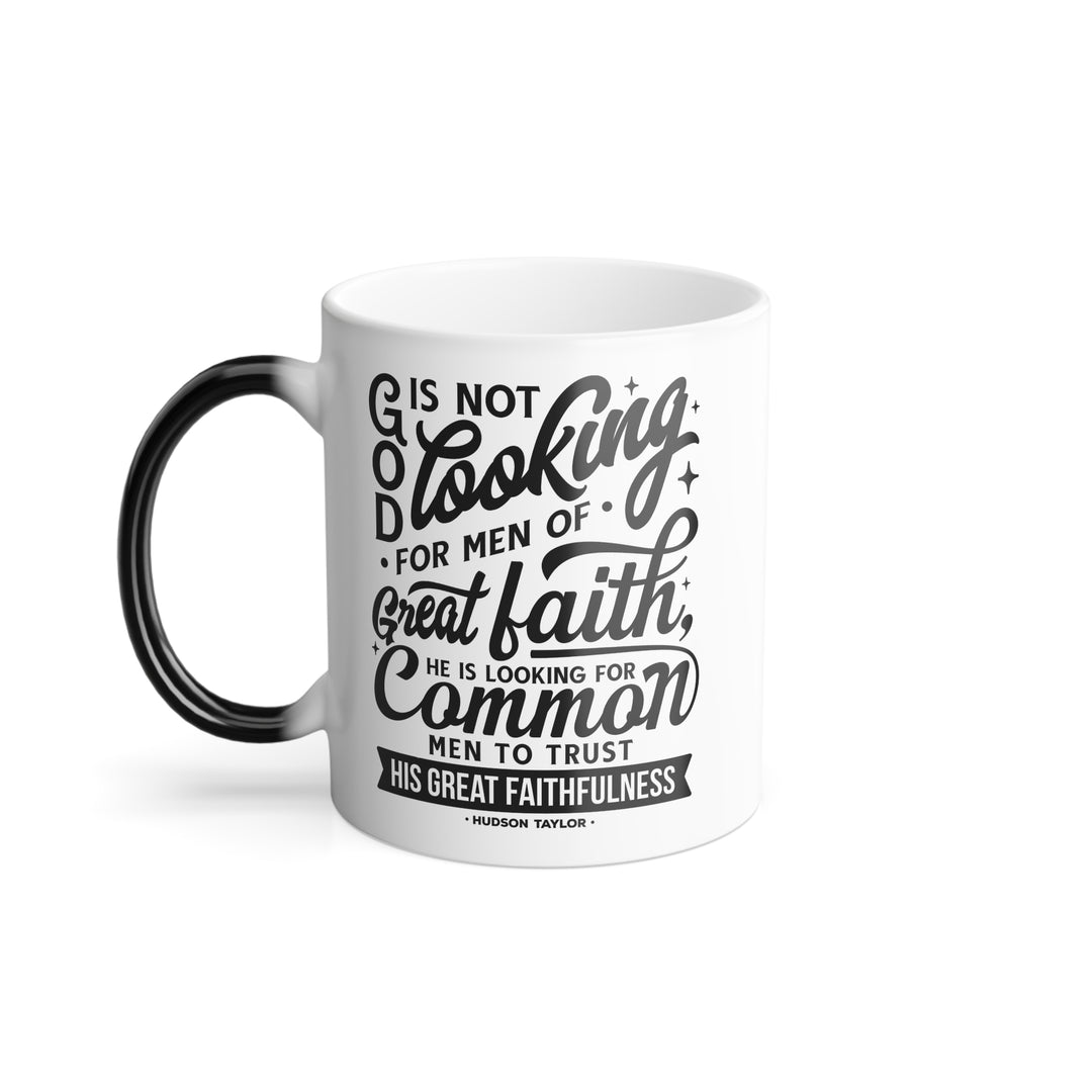 Christian Coffee Mug Common Men Color Morphing Mug 11oz  