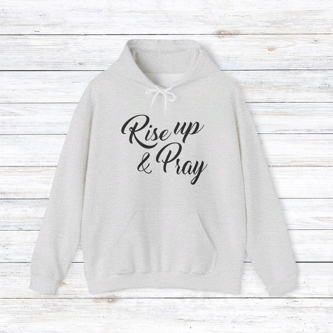 Rise Up & Pray Hoodie Hoodie Ash S 