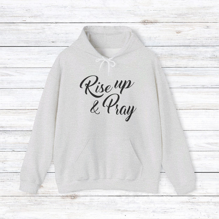 Rise Up & Pray Hoodie Hoodie Ash S 