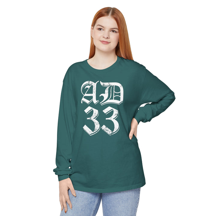 AD 33 Long Sleeve Shirt Long-sleeve Blue Spruce S 