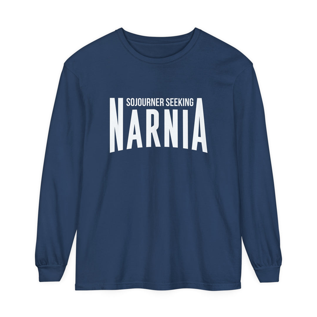 Sojourner Seeking Narnia Long Sleeve Shirt Long-sleeve Midnight S 