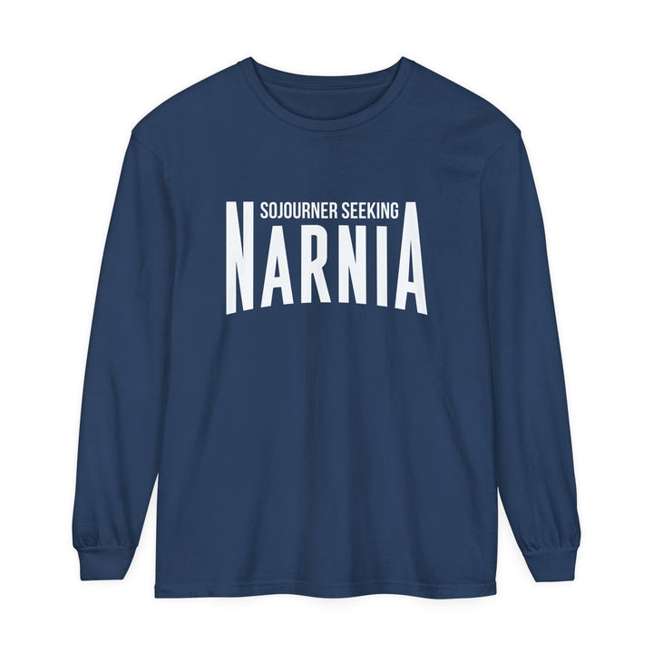 Sojourner Seeking Narnia Long Sleeve Shirt Long-sleeve Midnight S 