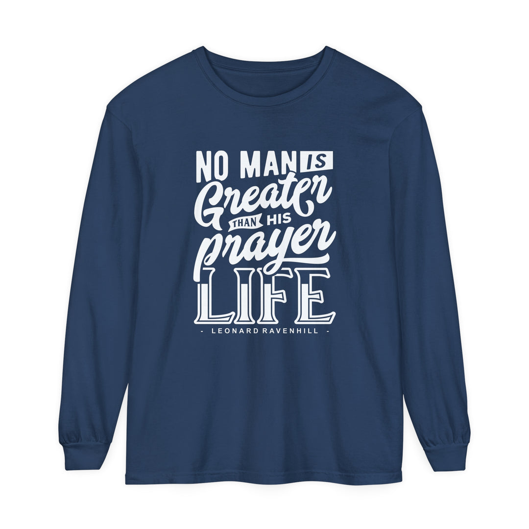 Prayer Life Long Sleeve Shirt Long-sleeve Midnight S 