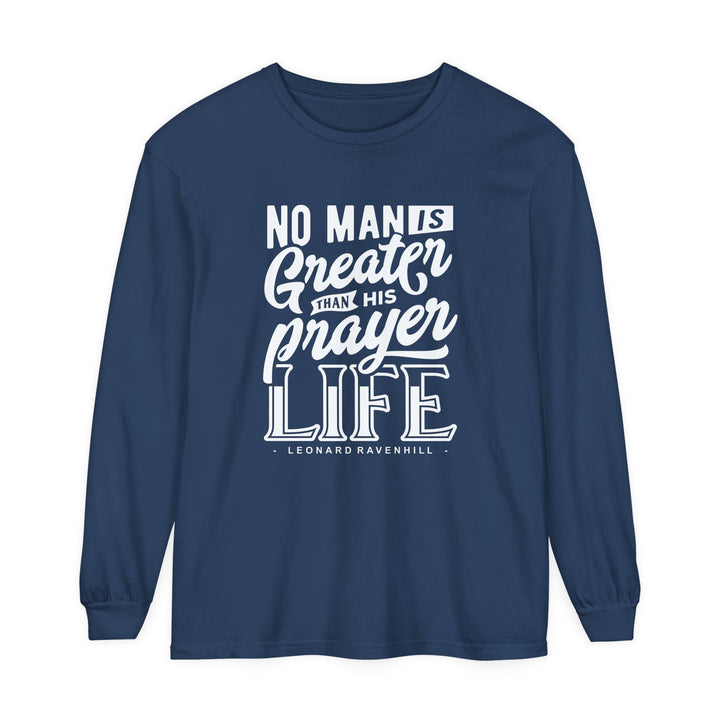 Prayer Life Long Sleeve Shirt Long-sleeve Midnight S 