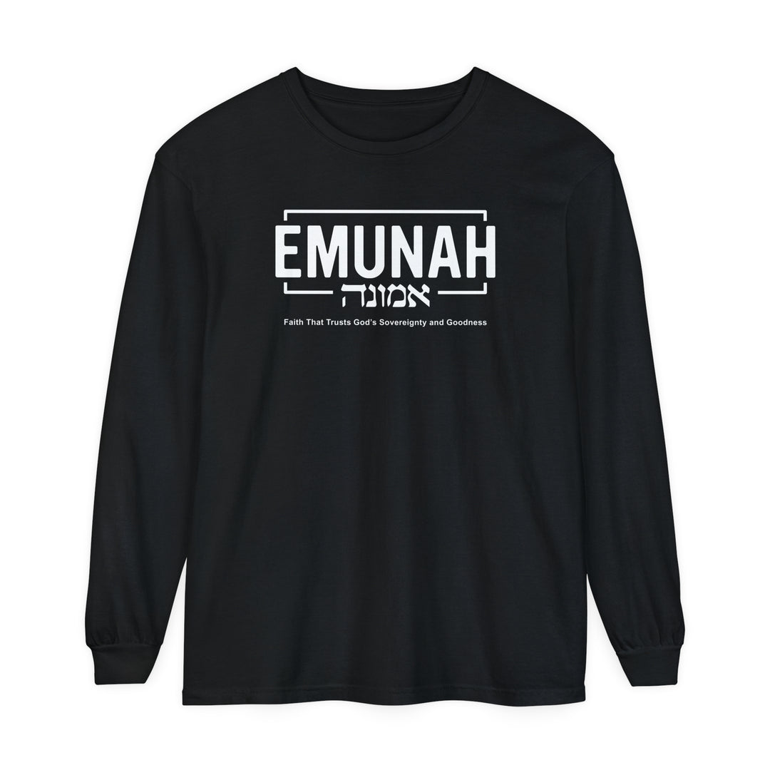 Emunah Faith That Trusts Long Sleeve Shirt Long-sleeve   