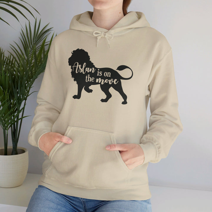 Aslan Is On The Move Hoodie Hoodie   