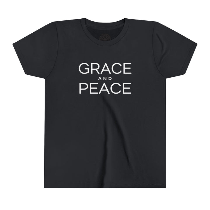 Grace and Peace Youth T-shirt Kids clothes Vintage Black S 