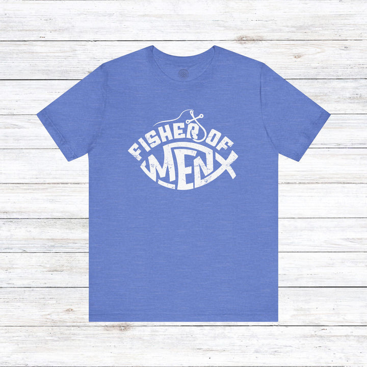 Fisher of Men Unisex T-Shirt T-Shirt Heather Columbia Blue S 