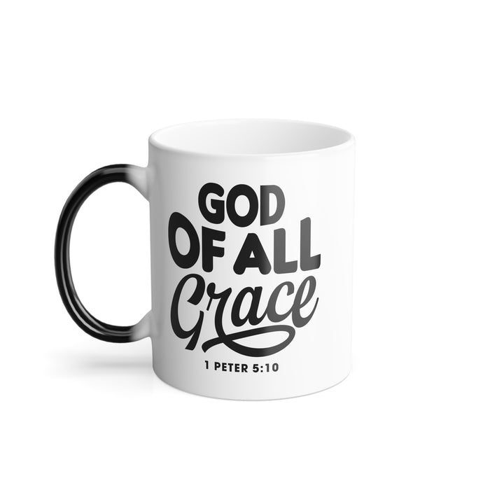 Christian Coffee Mug God of All Grace Color Morphing Mug 11oz  