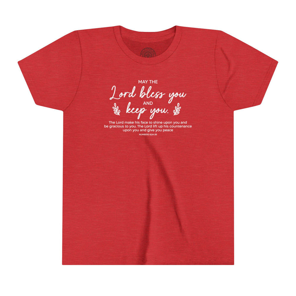 Bless and Keep You Youth T-shirt Kids clothes Heather Red S 