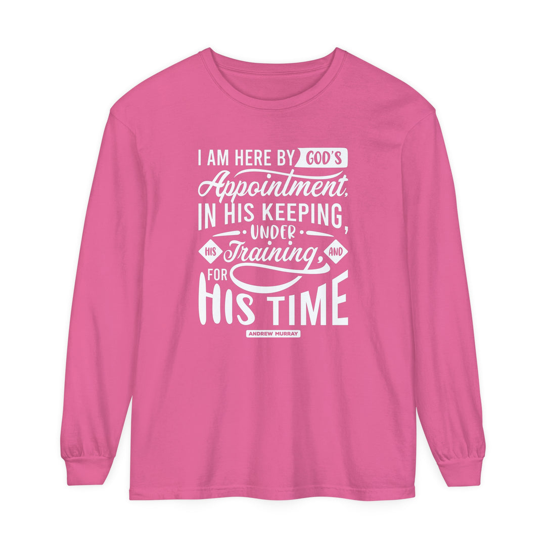 His Time Long Sleeve Shirt Long-sleeve Crunchberry S 