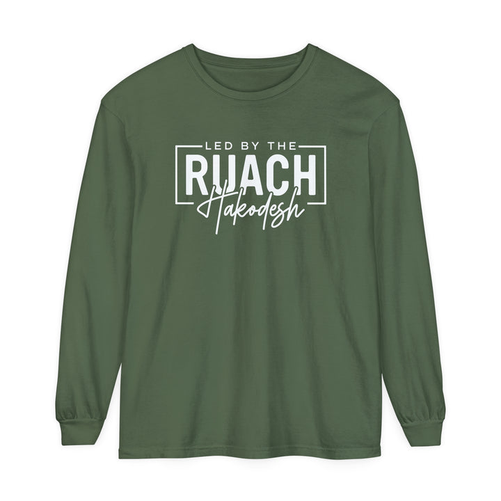 Led By Ruach Hakodesh Long Sleeve Shirt Long-sleeve Hemp S 