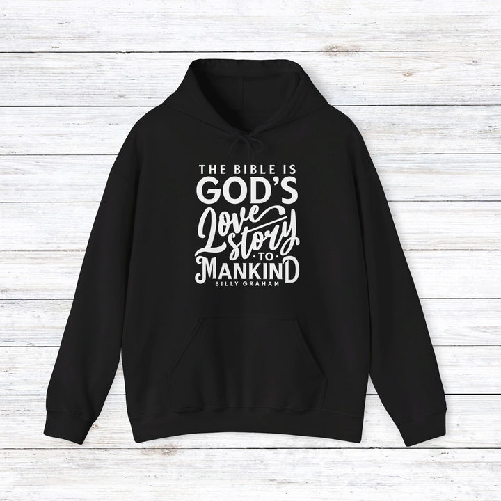 God's Love Story Hoodie Hoodie Black S 