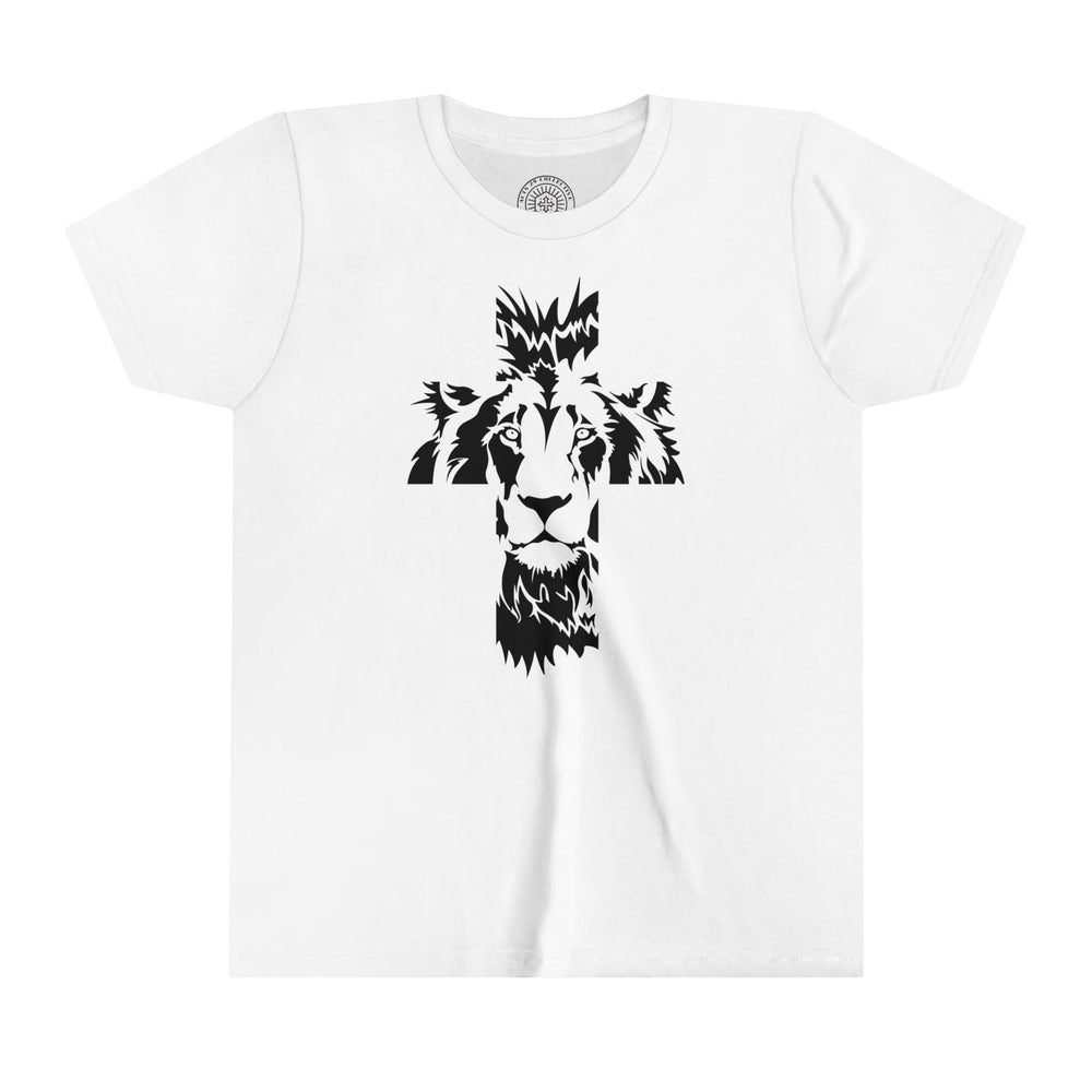 Aslan Cross Youth T-shirt Kids clothes White S 