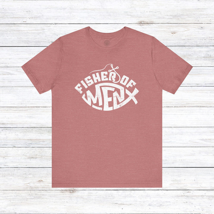 Fisher of Men Unisex T-Shirt T-Shirt Heather Mauve S 