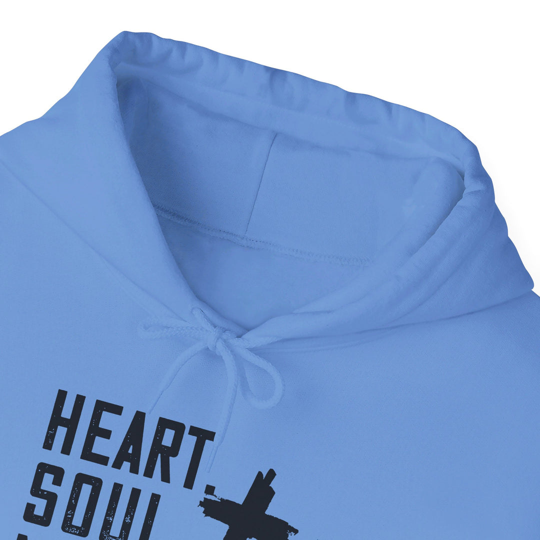 Heart Soul Mind Strength Cross Hoodie Hoodie   