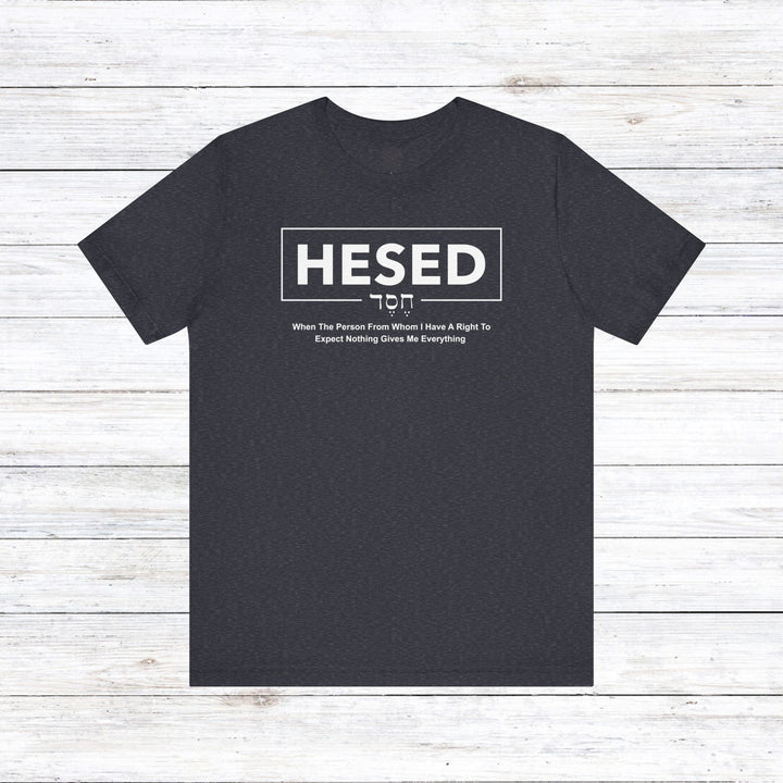 Hesed Everything Unisex T-Shirt T-Shirt Heather Navy S 