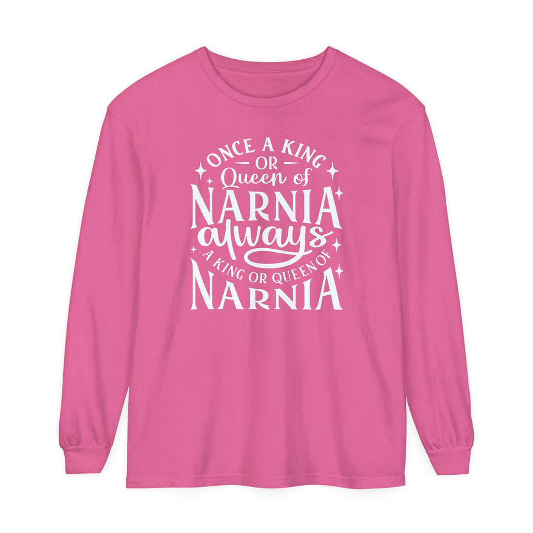 King or Queen Narnia Long Sleeve Shirt Long-sleeve Crunchberry S 