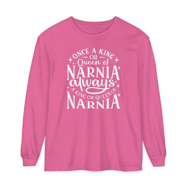 King or Queen Narnia Long Sleeve Shirt Long-sleeve Crunchberry S 