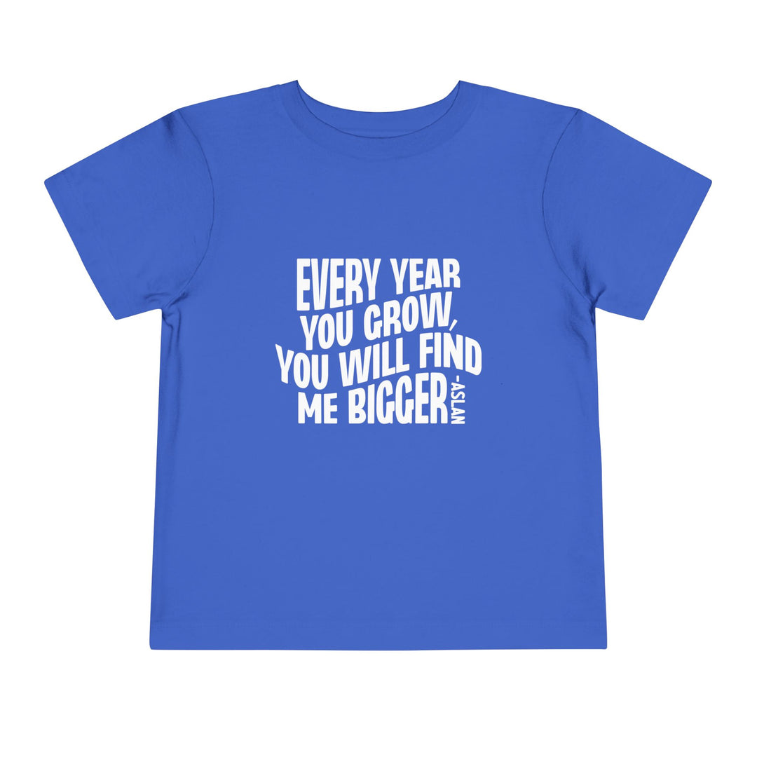 Every Year You Grow Toddler Tee Kids clothes True Royal 2T 