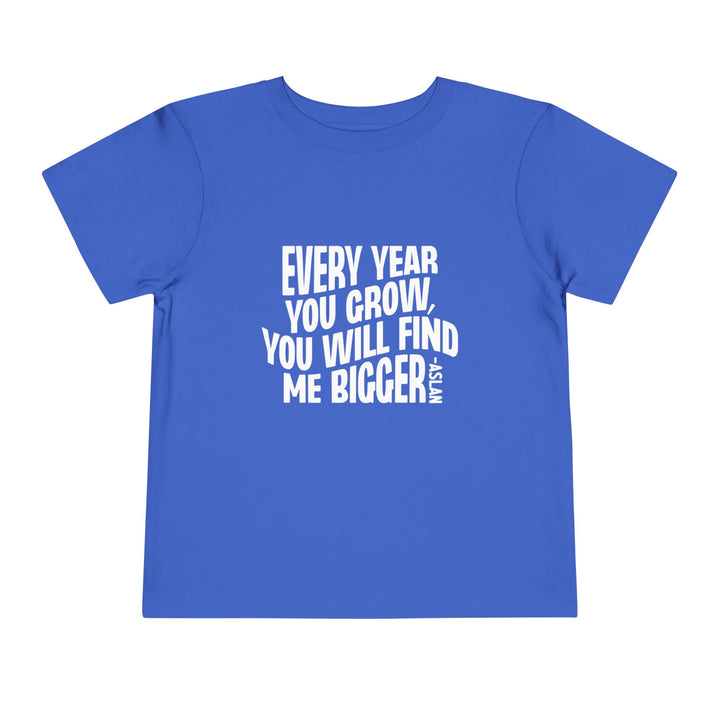 Every Year You Grow Toddler Tee Kids clothes True Royal 2T 