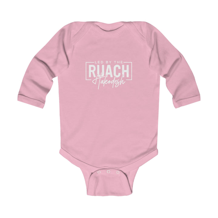 Led By Ruach Hakodesh Infant Long Sleeve Bodysuit Kids clothes Pink NB (0-3M) 