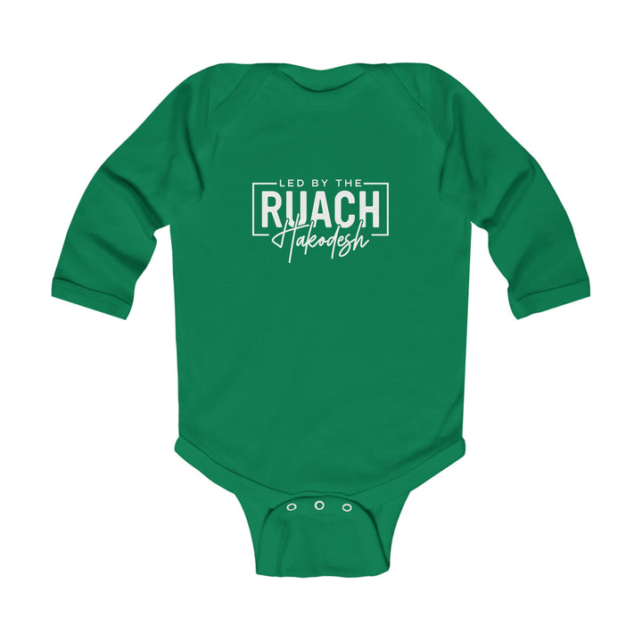 Led By Ruach Hakodesh Infant Long Sleeve Bodysuit Kids clothes Kelly NB (0-3M) 