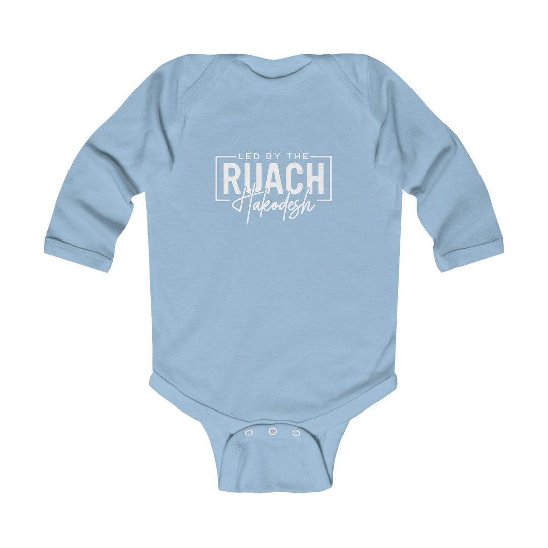 Led By Ruach Hakodesh Infant Long Sleeve Bodysuit Kids clothes Light Blue NB (0-3M) 